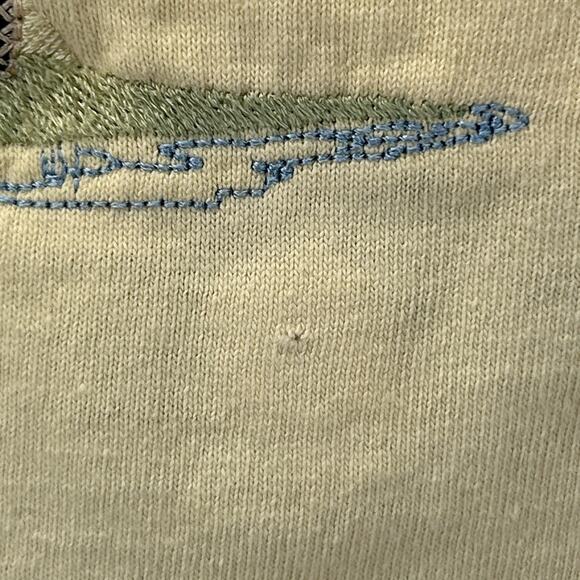 Vintage 90s Jersey Shore Cover Up T Shirt New Jersey Yellow Unisex One Size 2XL - Picture 3 of 9